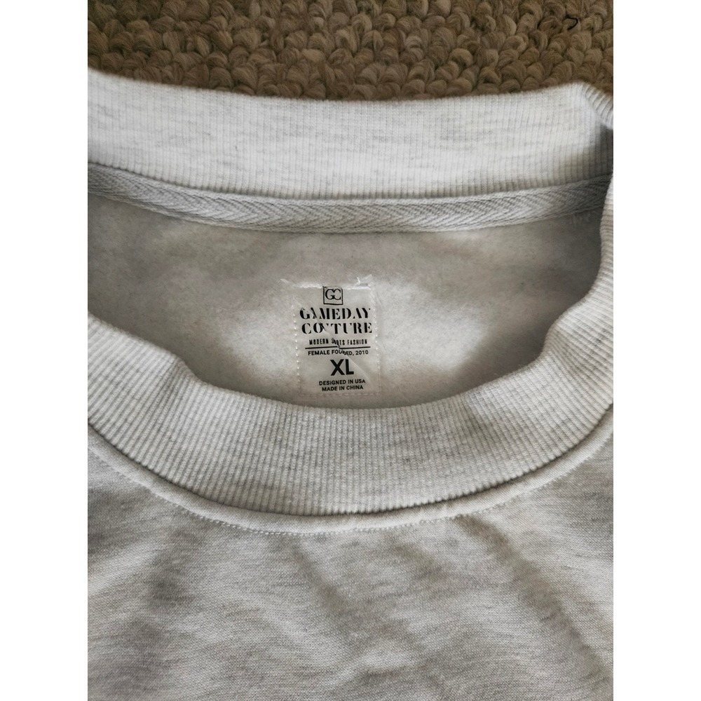 Tennessee Volunteers Gameday Couture Sweatshirt Gray Size XL - Picture 3 of 3